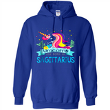 Unicorns are born in Sagittarius Birthday Rainbow Custom Ultra Cotton
