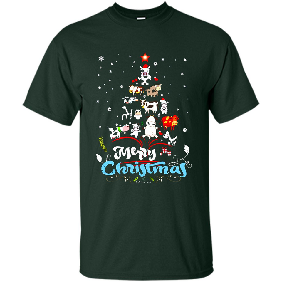 Christmas Ugly Sweater Animal Tree Pine Merry Christmas - Shirt