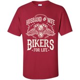 Husband & Wife Biker For Life Couple