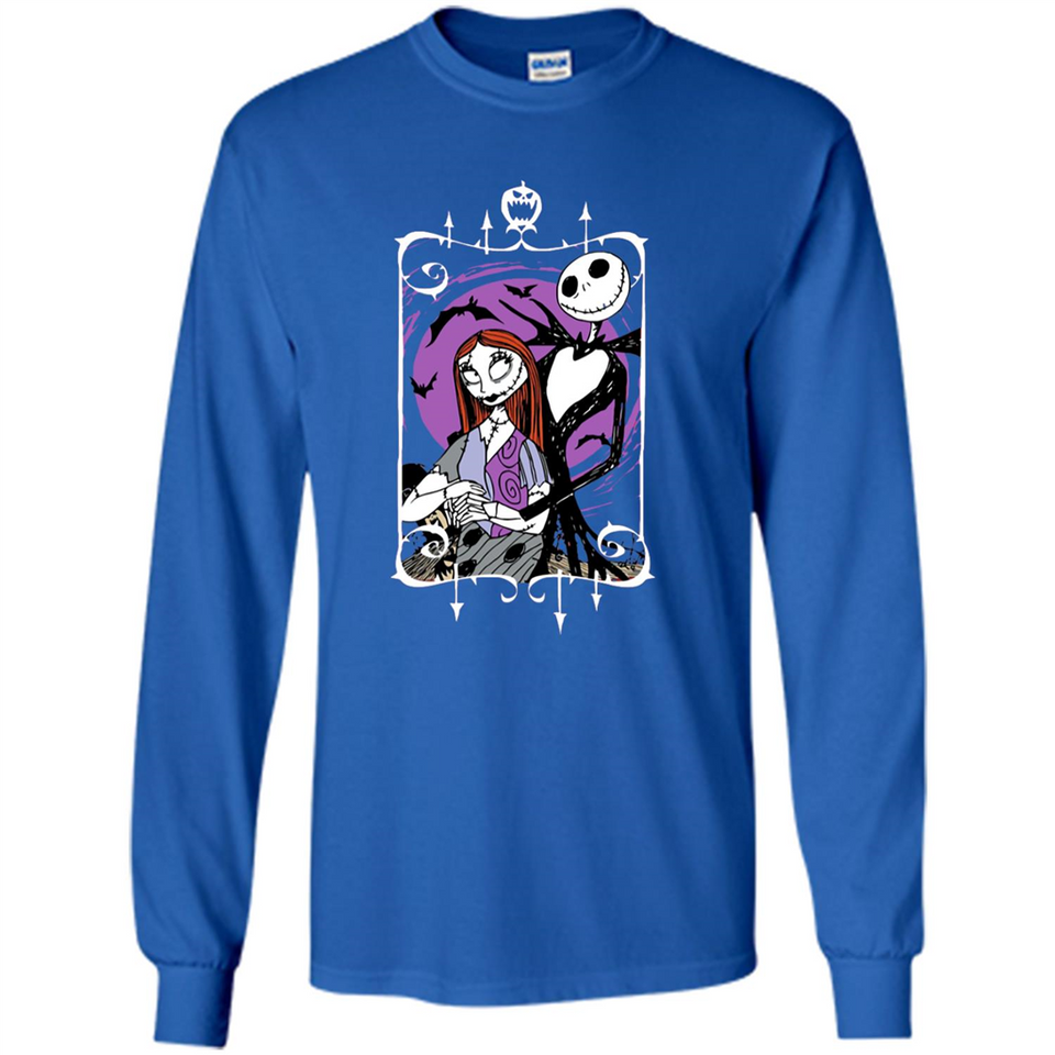 Disney Nightmare Before Christmas Jack And Sally T-Shirt - Long Sleeve T-Shirt