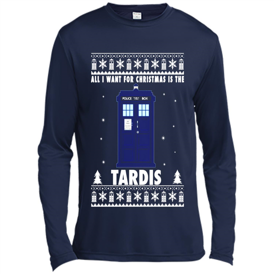 All I Want For Christmas Is The Tardis Ugly PINGPONG