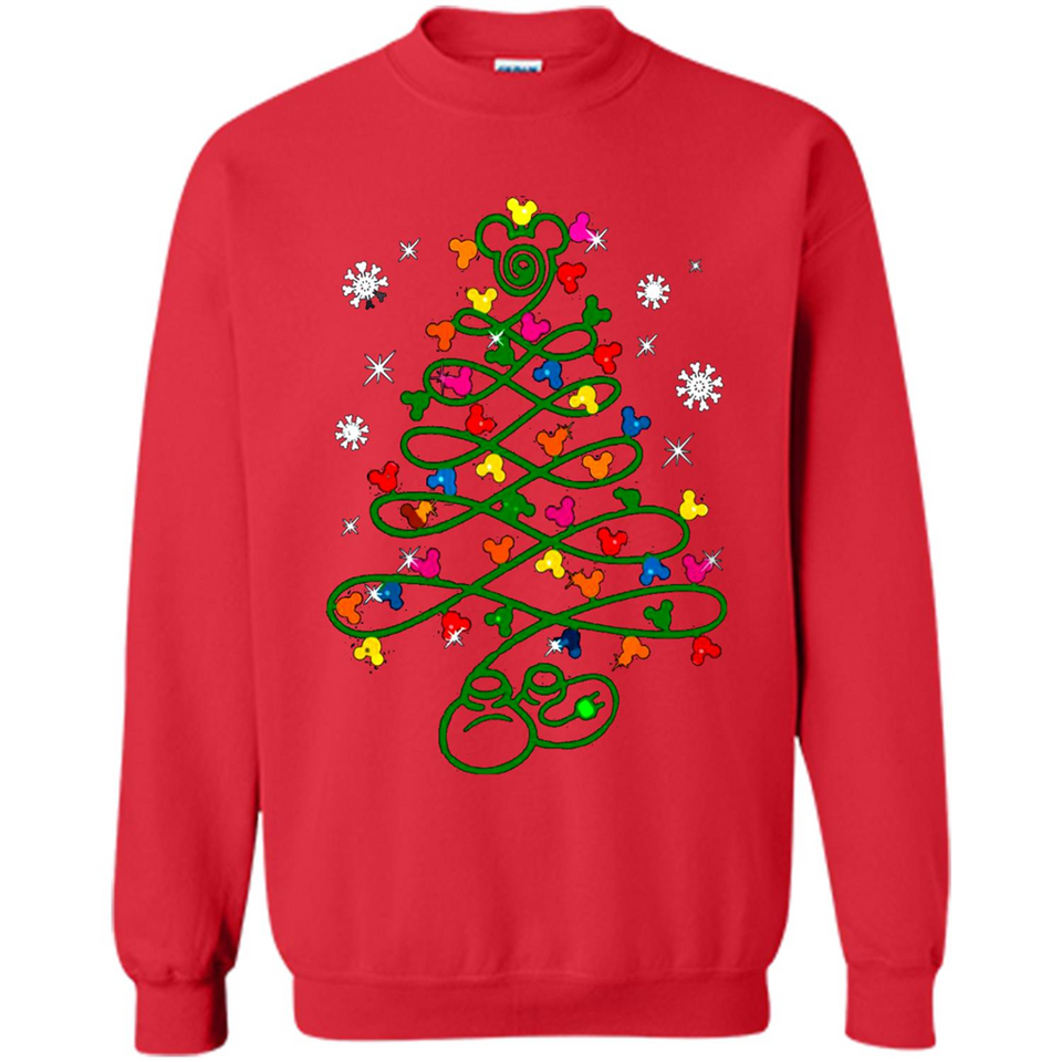 Mickey Mouse Christmas Tree ugly sweater PINGPONG