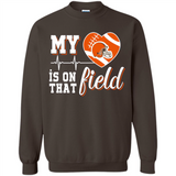 Cleveland Browns Football My Heart is on that Field - Sweatshirt