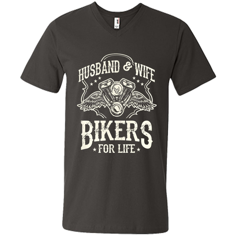 Husband & Wife Biker For Life Couple