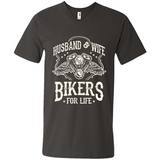 Husband & Wife Biker For Life Couple