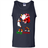 Merry Christmas Santa Claus With Big Dog sweater PINGPONG