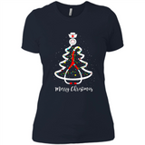 Christmas tree Nurse merry Christmas - Ladies' Boyfriend T-Shirt