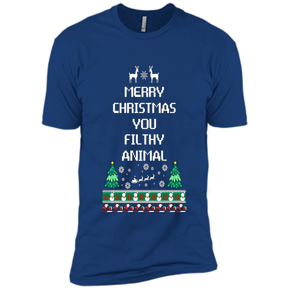Merry Christmas You Filthy Animal Sweatshirt PINGPONG