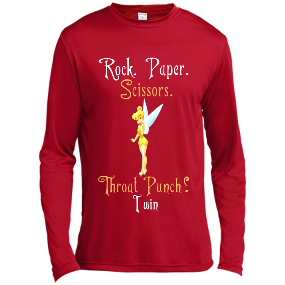Tinker Bell Rock Paper Scissors Throat Punch I win PINGPONG