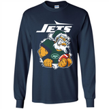 Grumpy Santa Claus Jets Football Team PINGPONG