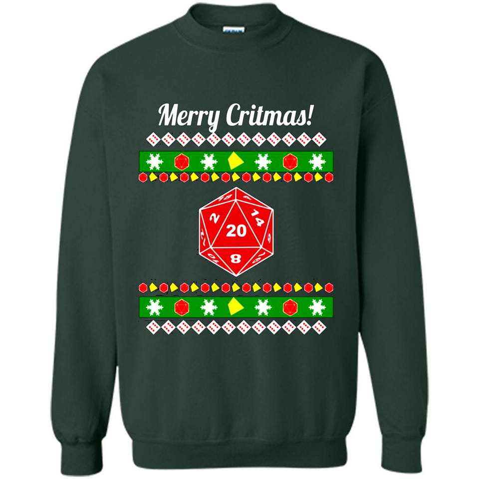 Merry Critmas ugly sweater PINGPONG
