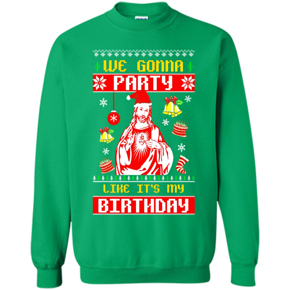 We Gonna Party Like It's My Birthday Jesus Christmas PINGPONG