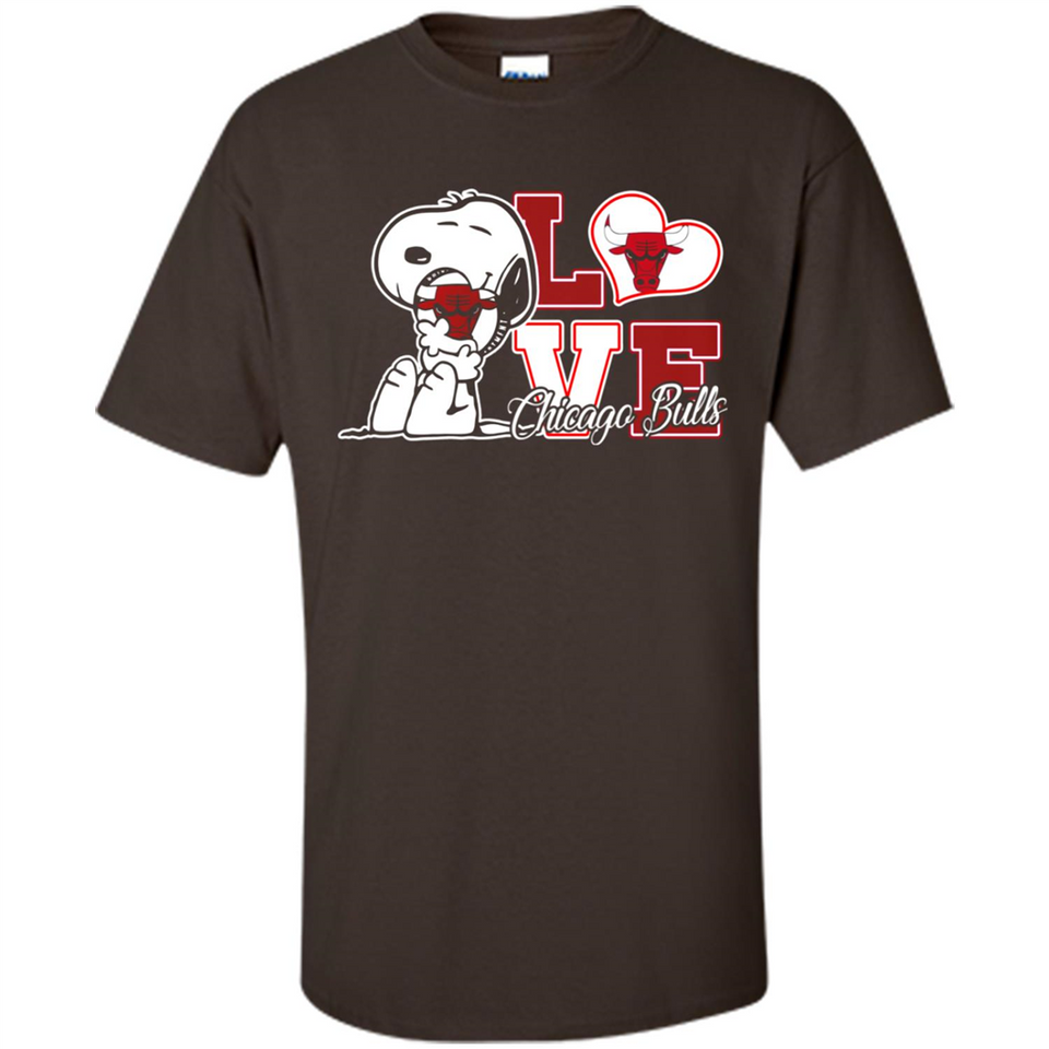 Snoopy loves NBA Chicago Bulls - Shirt