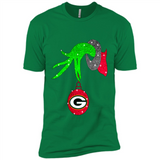 GRINCH HAND HOLDING GREEN BAY PACKERS GLITTER CHRISTMAS PINGPONG