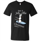Snowman Snowboarder Tshirt Have Jolly Ollie Christmas