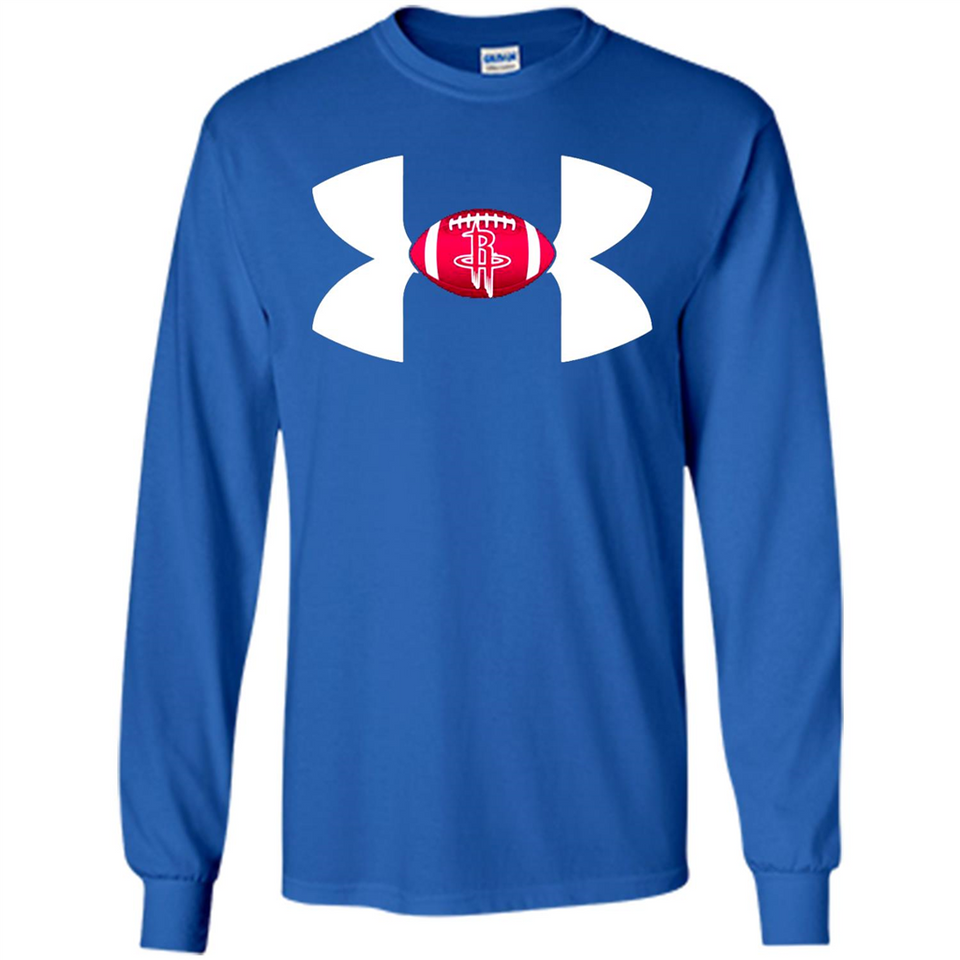 Houston Rockets Under Armour Logo - Long Sleeve T-Shirt