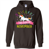 Unicorns Are Born In November T Shirt Hoodie Sweater