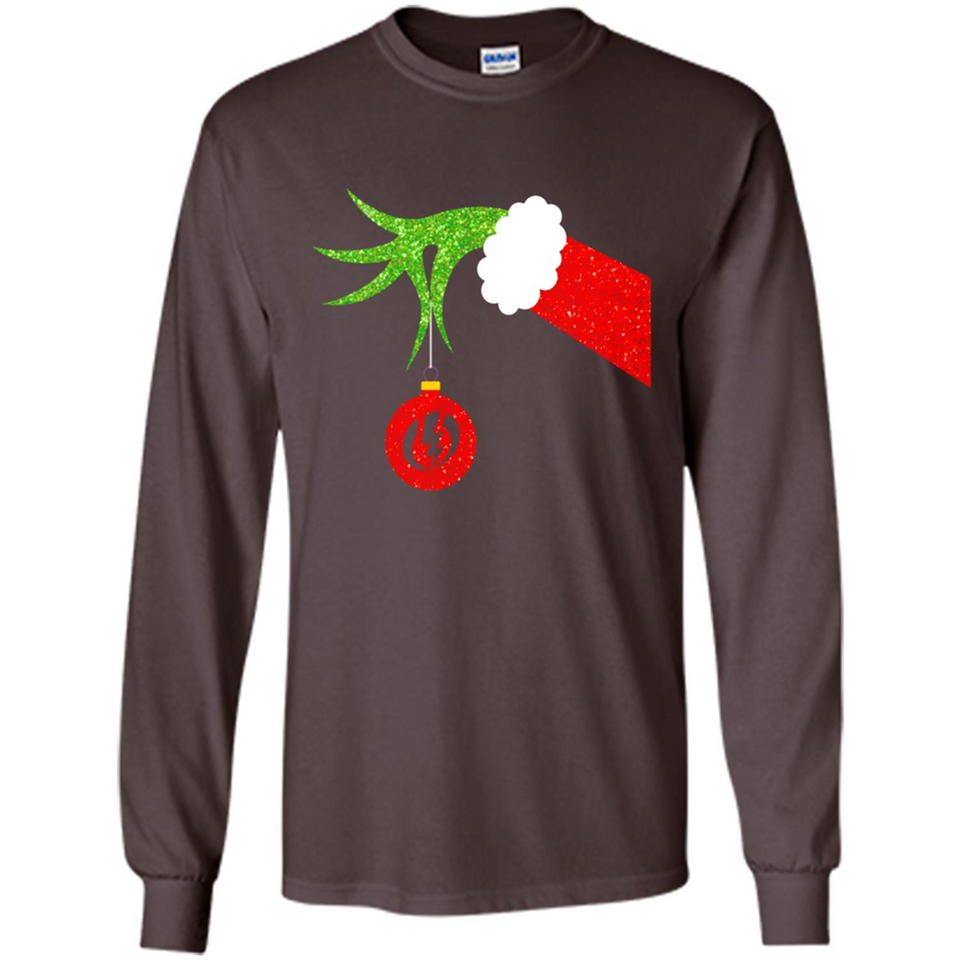 Funny Grinch Hand Holding Electric Ornament Christmas PING PONG