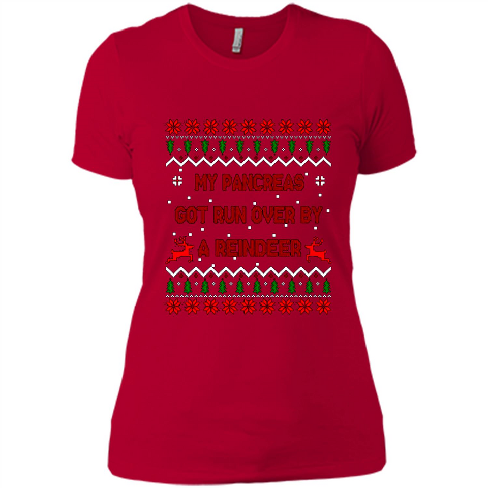 My Pancreas Got Run Over By A Reindeer Diabetes Christmas sweater PINGPONG