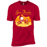 Snoopy Thanksgiving Give Thanks With A Grateful Heart - Premium Short Sleeve T-Shirt