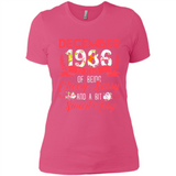 December 1986 32 Years Of Being Classy Sassy - Ladies' Boyfriend T-Shirt