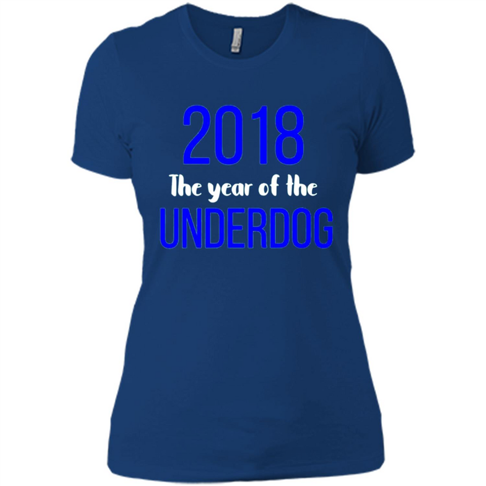 2018 The Year of the underdog tee - Ladies' Boyfriend T-Shirt