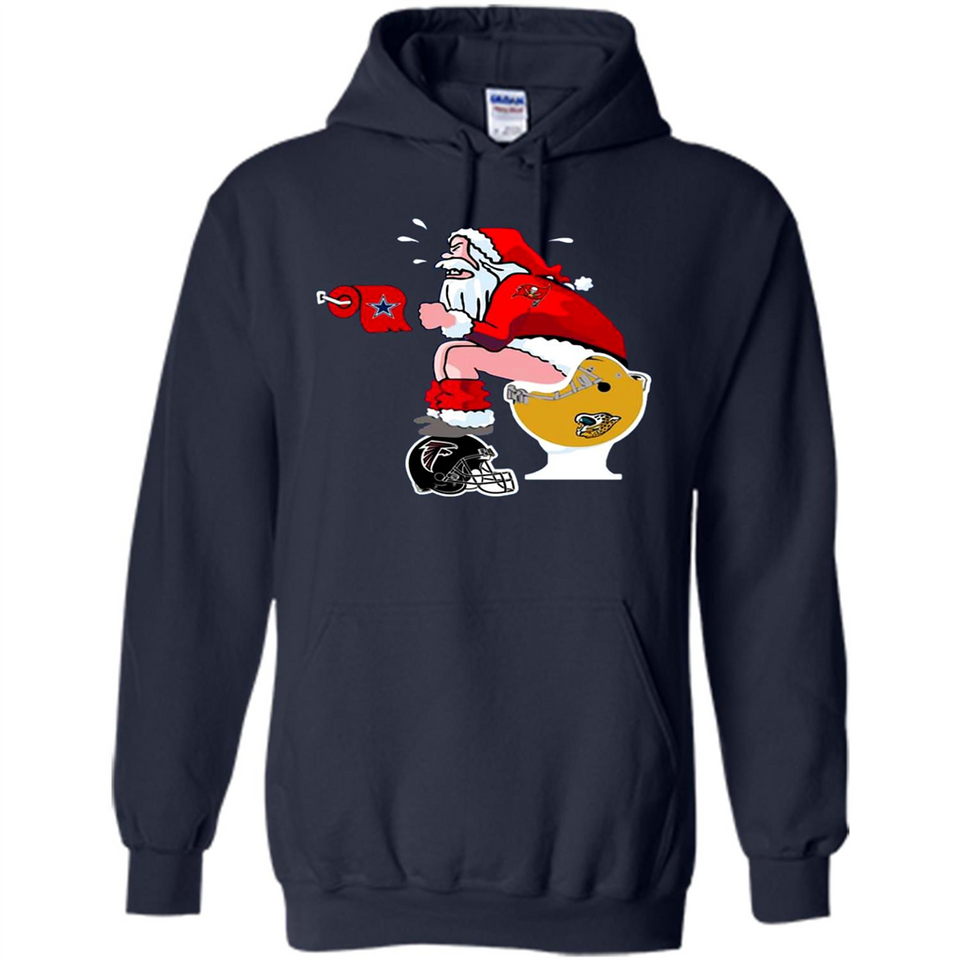 Tampa Bay Buccaneers Santa Claus Toilet