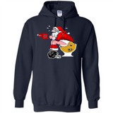 Tampa Bay Buccaneers Santa Claus Toilet