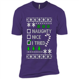Naughty Nice I Tried Christmas sweatshirt PINGPONG