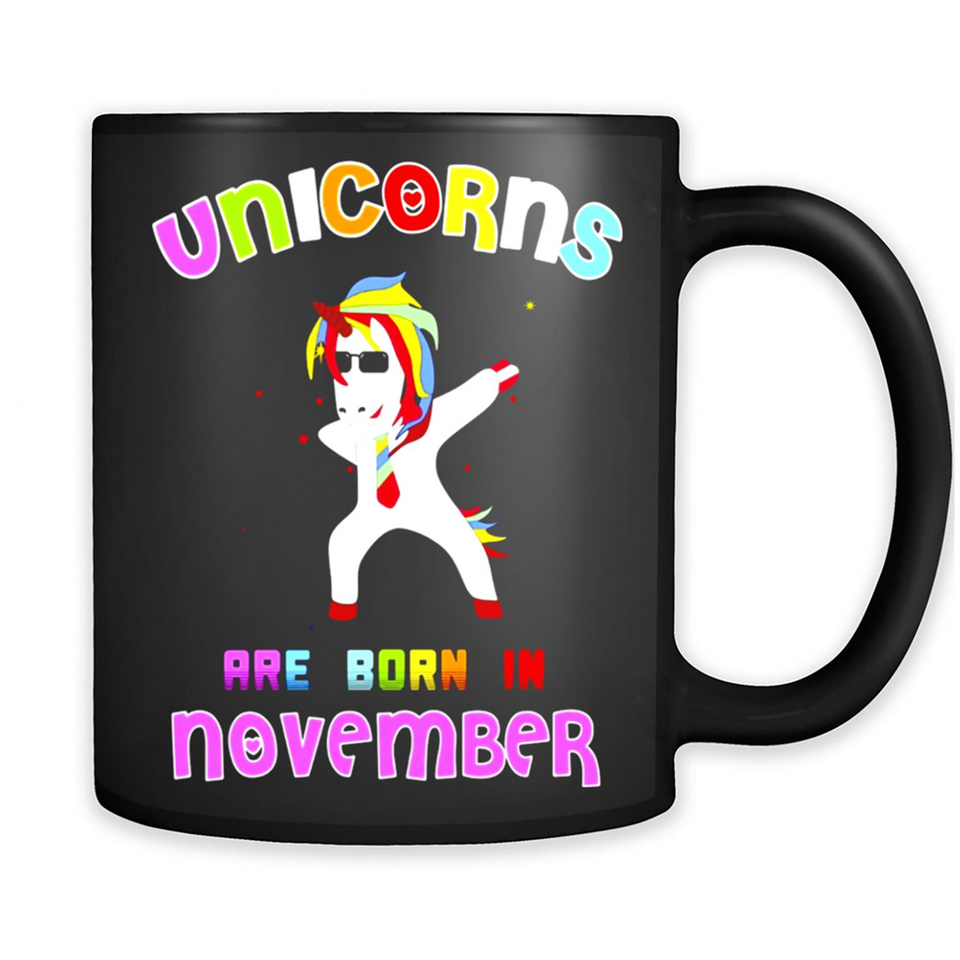 Unicorns Are Born In November Funny
