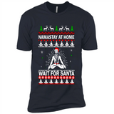Namastay at home and wait for Santa Christmas sweatshirt PINGPONG