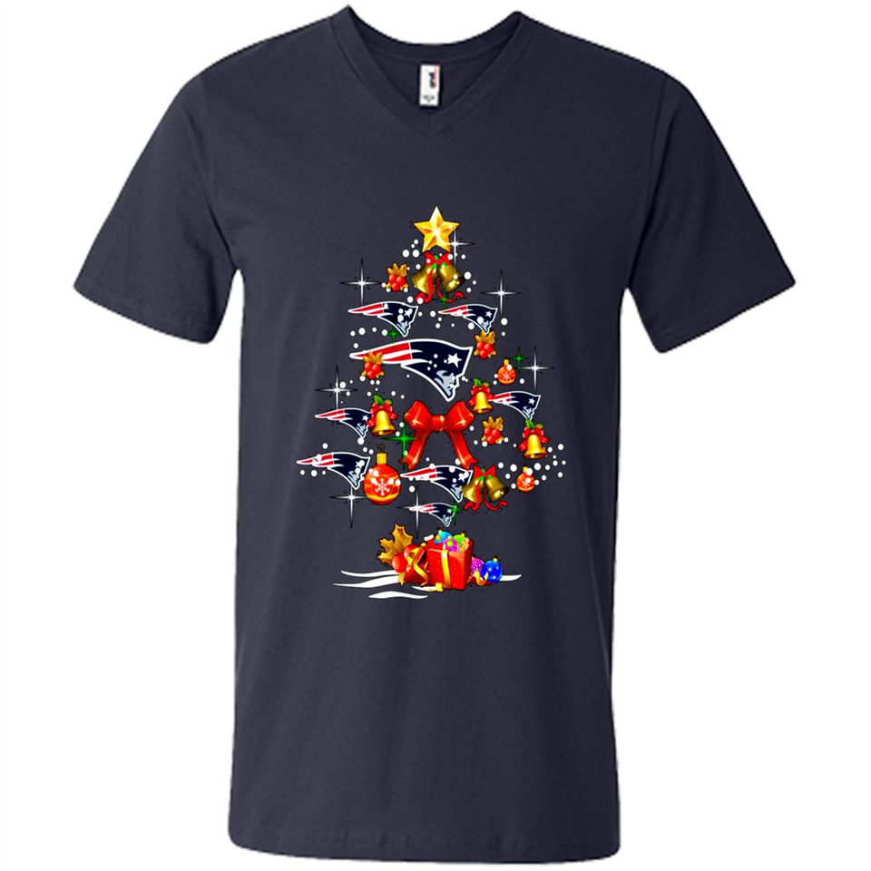 New England Patriots Christmas Tree sweater PINGPONG