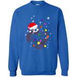Cute Christmas Choloepus Sloth Santa Led Light Mug - Sweatshirt