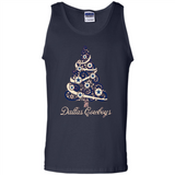 Dallas Cowboys NFL Football Team Logo Christmas Tree T-Shirt - Tank Top
