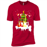 Santa Hat Electric Guitar Classical Guitar Christmas shirt Ladies' Boyfriend