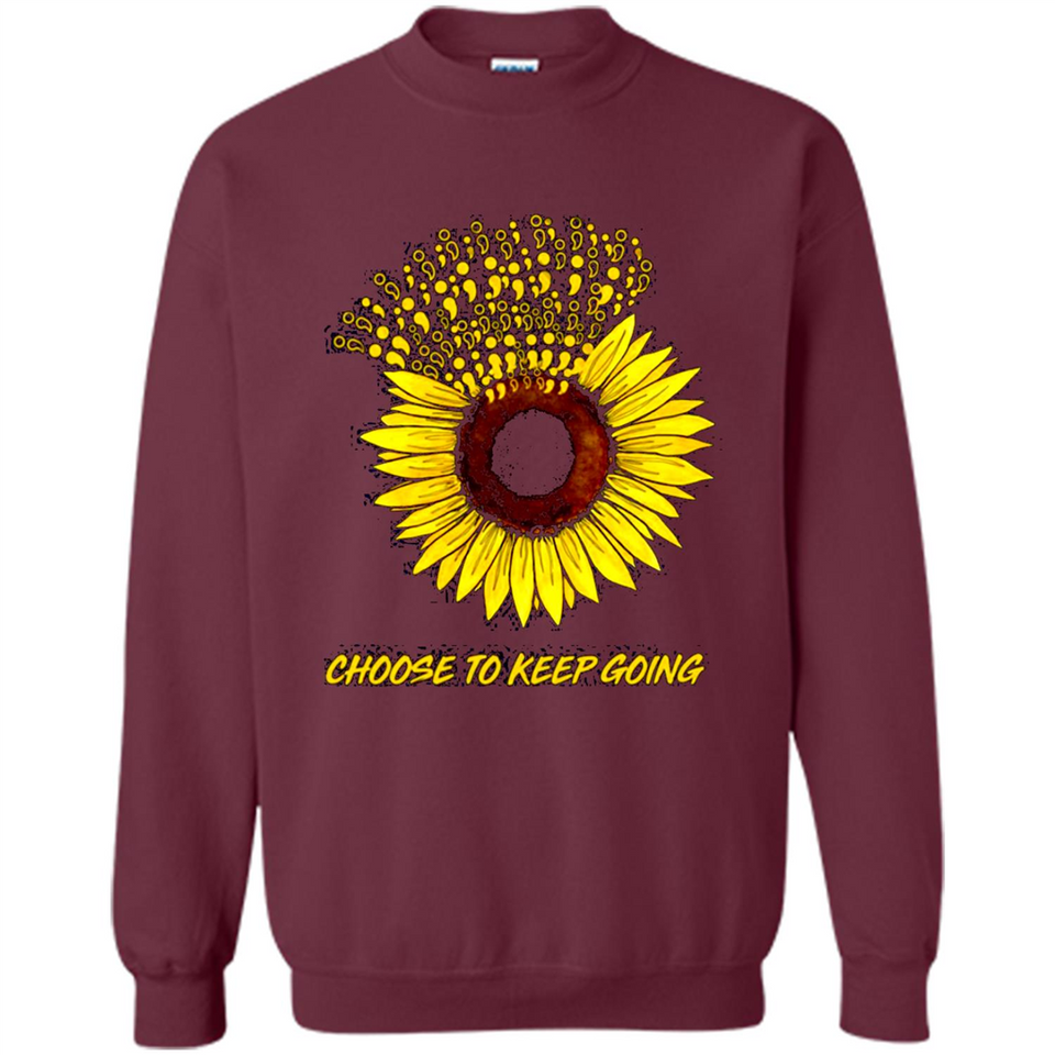 Semicolon Sunflower choose to keep going PINGPONG