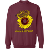 Semicolon Sunflower choose to keep going PINGPONG