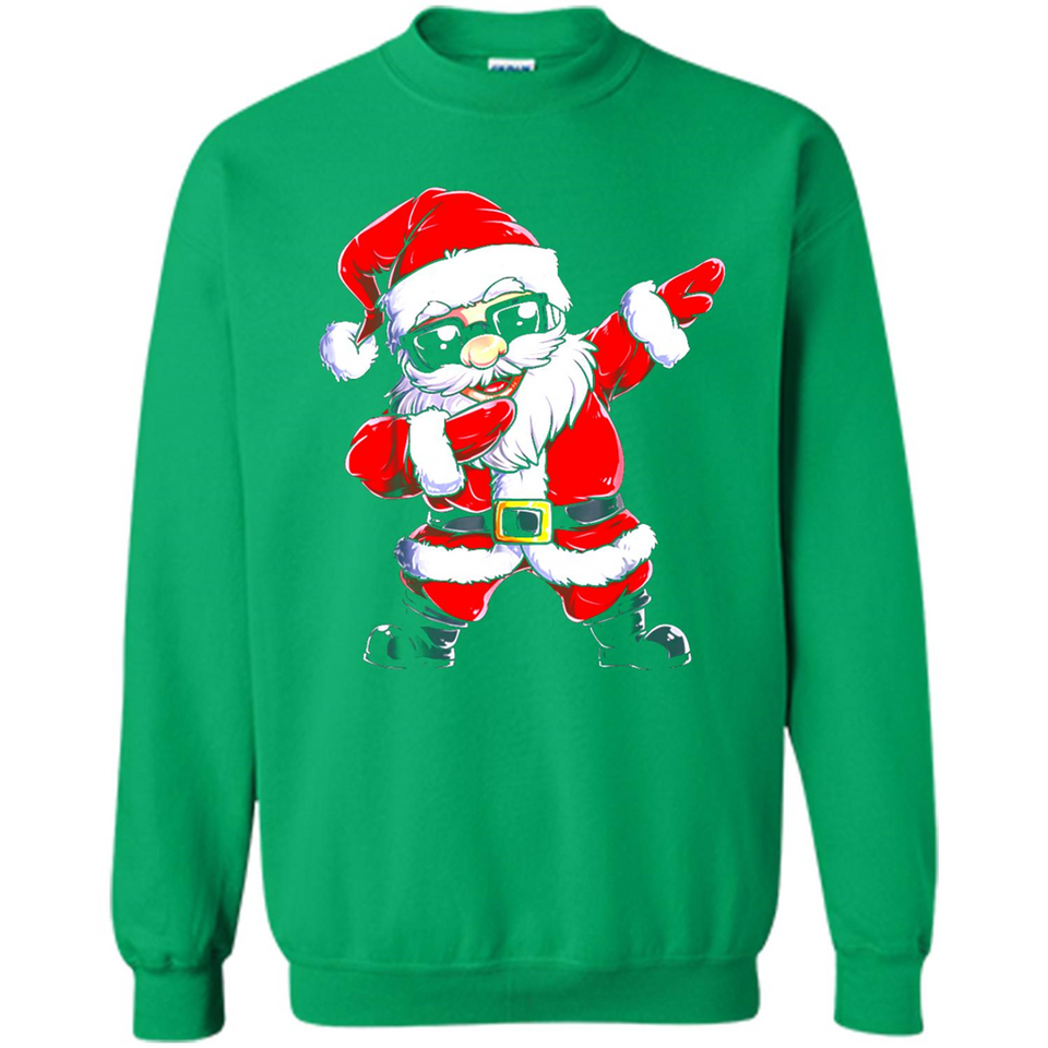 Christmas shirt Dabbing Santa Claus Xmas Gift - Sweatshirt