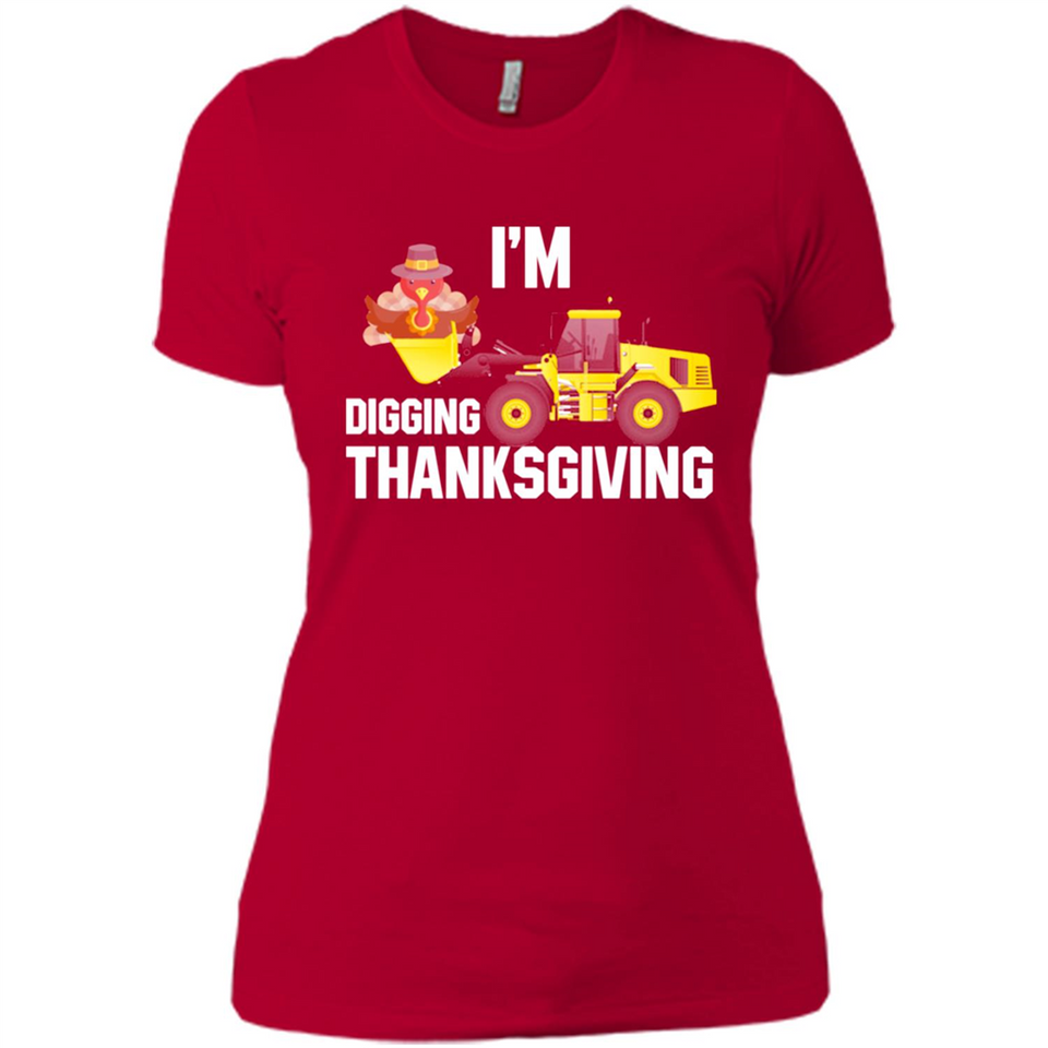 I'm Digging Thanksgiving Cute Turkey Tractor