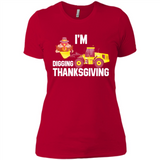 I'm Digging Thanksgiving Cute Turkey Tractor