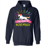 Unicorns Are Born In November T Shirt Hoodie Sweater