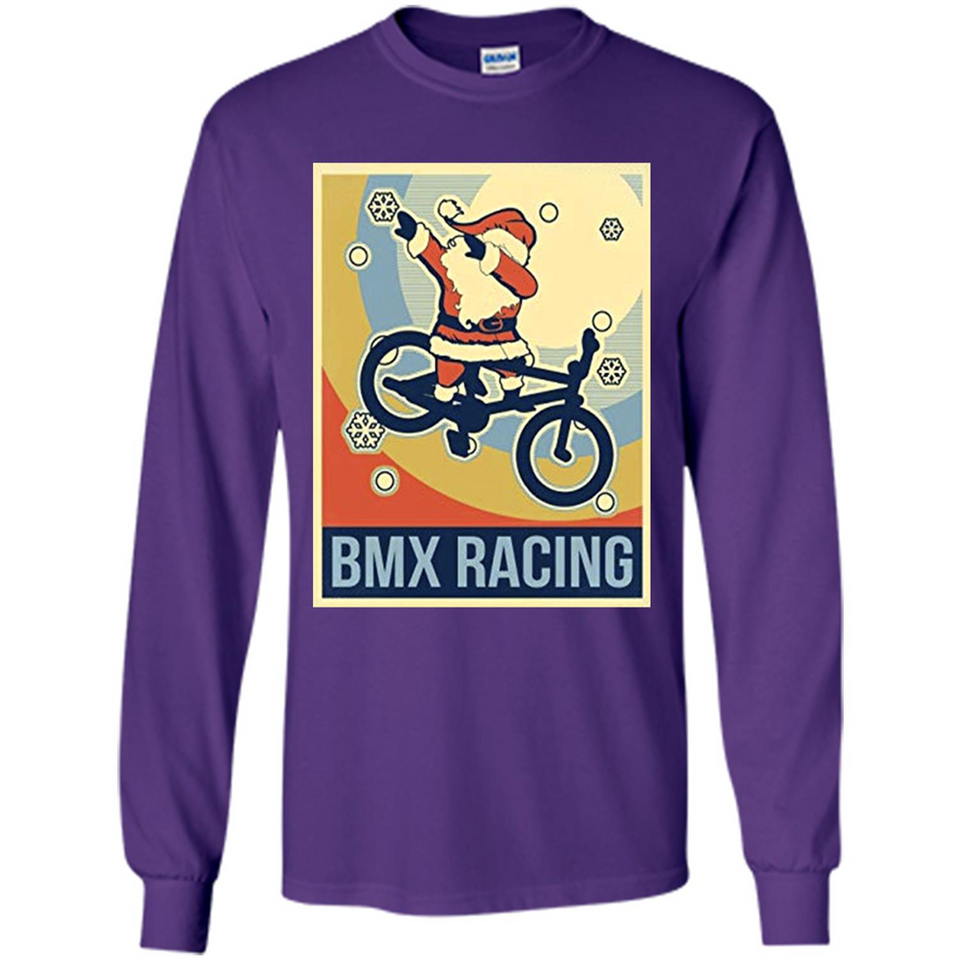 bmx racing dabbing Santa Christmas