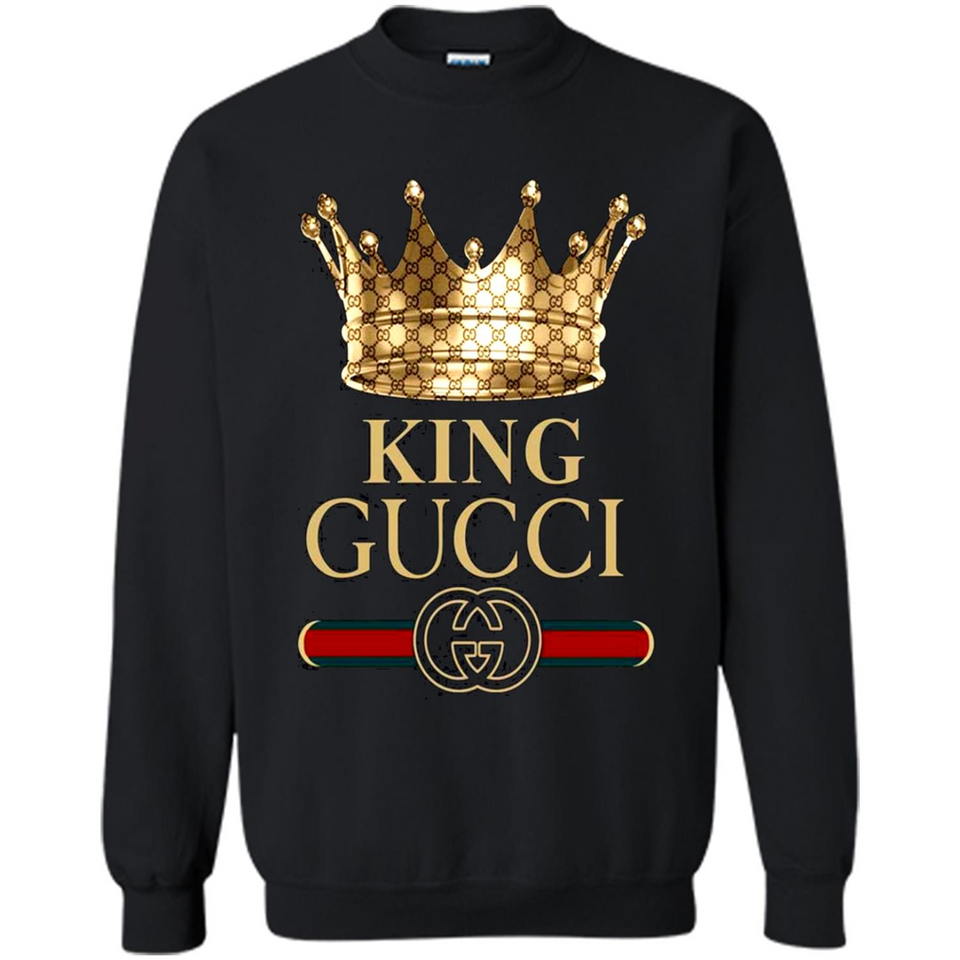 Cover your body with amazing King Crown Gucci Logo Black PING PONG