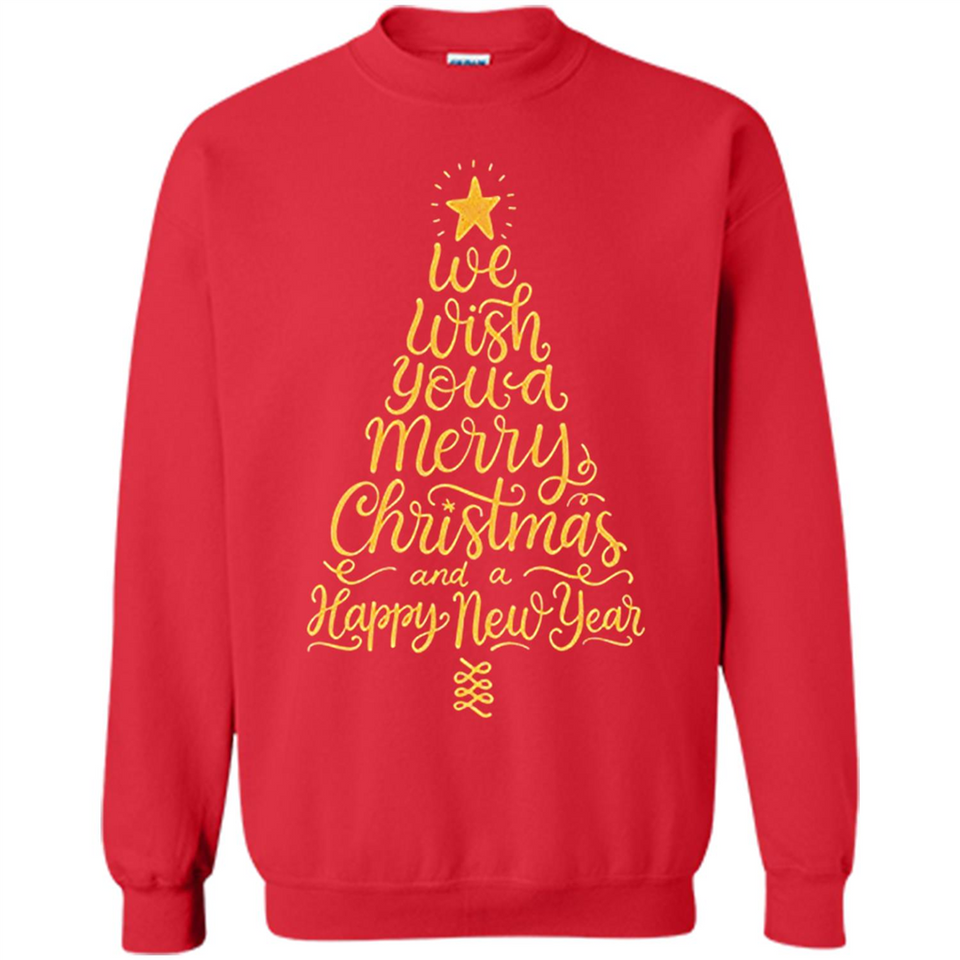 Christmas Tree T-Shirt Funny Mery Christmas Gift Idea - Sweatshirt