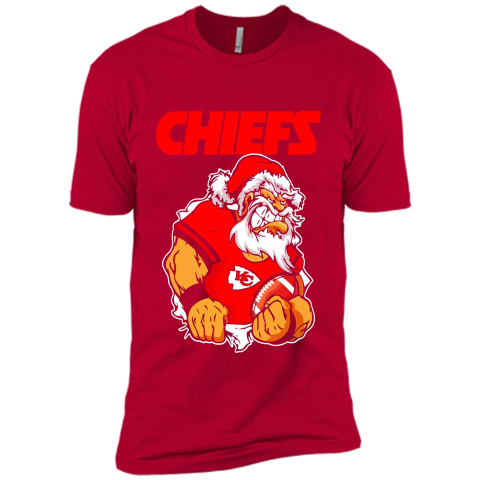 Grumpy Santa Claus Kansas City Chiefs Football Team PINGPONG