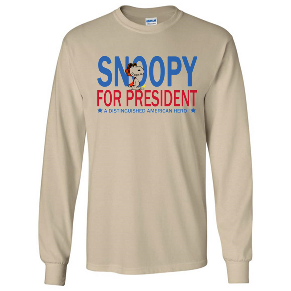 Snoopy for President - Long Sleeve T-Shirt