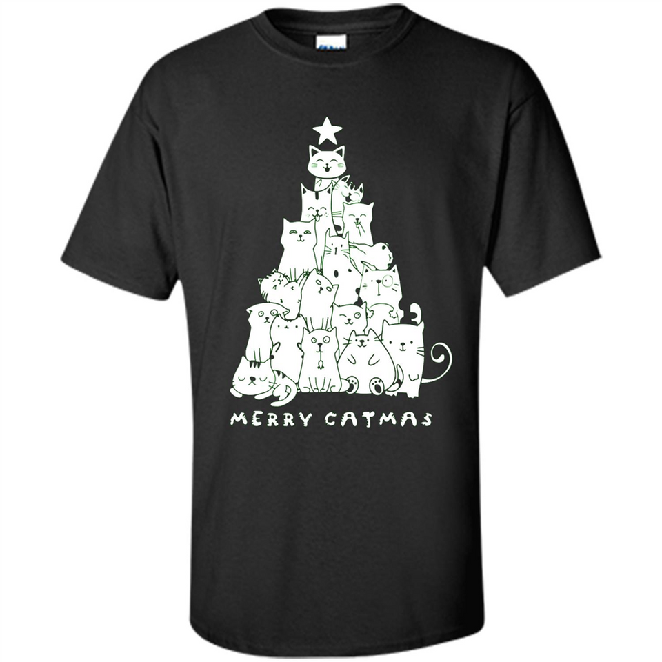 Merry Catmas - Merry Christmas Cat Lover Mug PINGPONG - Shirt