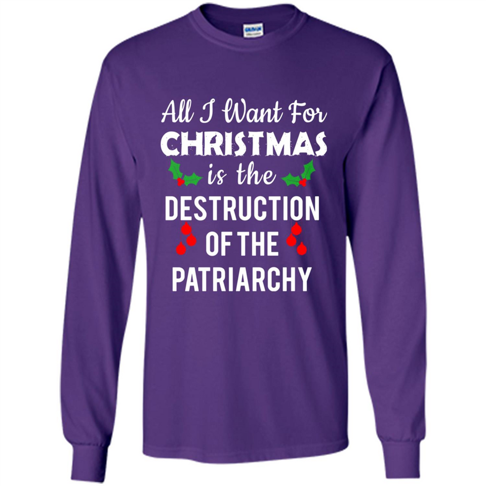 All I Want For Christmas Is The Destruction Of The Patriarchy sweater PINGPONG