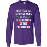 All I Want For Christmas Is The Destruction Of The Patriarchy sweater PINGPONG