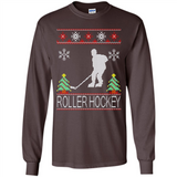 roller hockey Christmas ugly